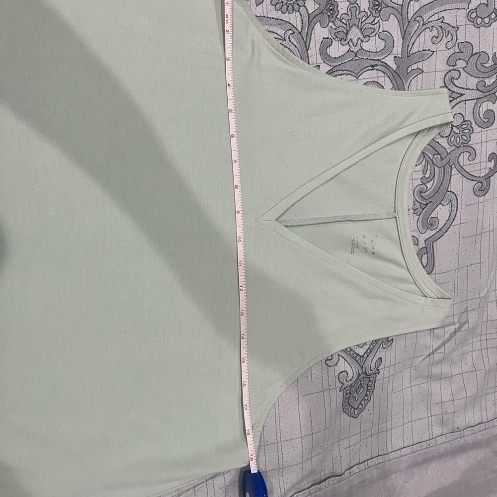 A New Day Women's Mint Green Maxi Women’s Sleeveless Dress size XL Ruffled Hem - Picture 7 of 7